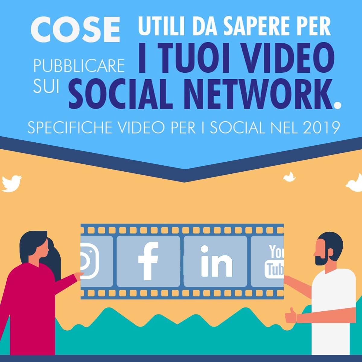 Caricare Video sui Social : Dimensioni e Specifiche per il 2019