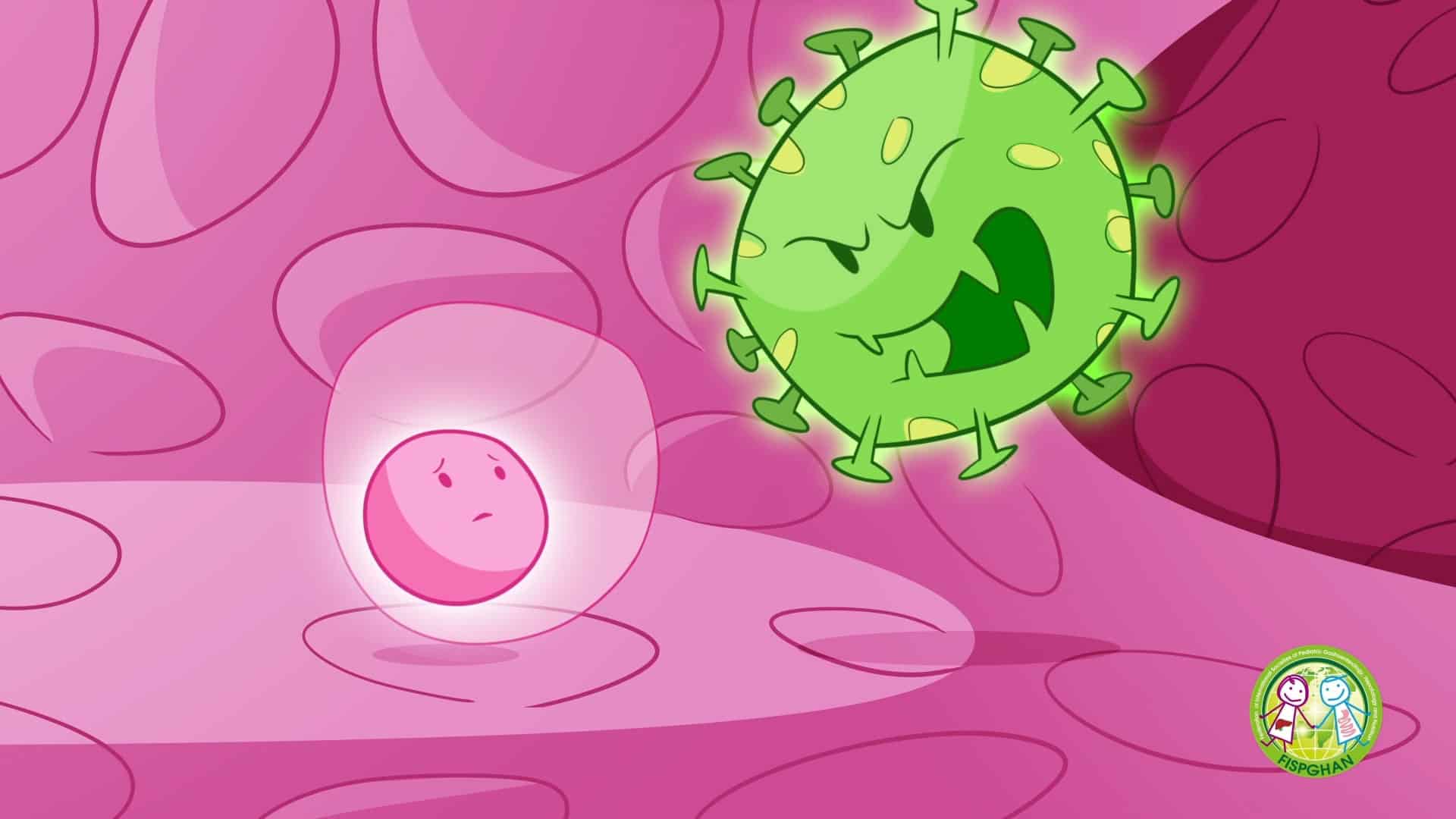 Video Cartoon Educational - Hepatitis C Virus - Video realizzato per il progetto FISPGHAN per L'ospedale dei Bambini Vittorio Buzzi -  Anno di produzione: 2022