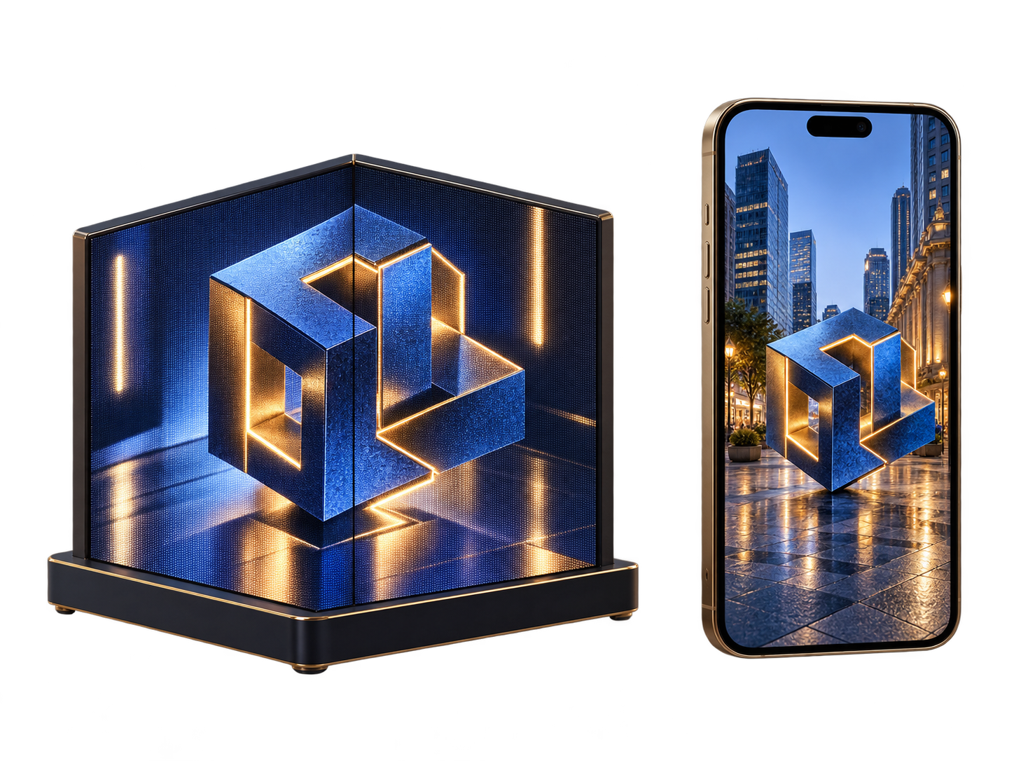 Visual concettuale per video 3D anamorfico