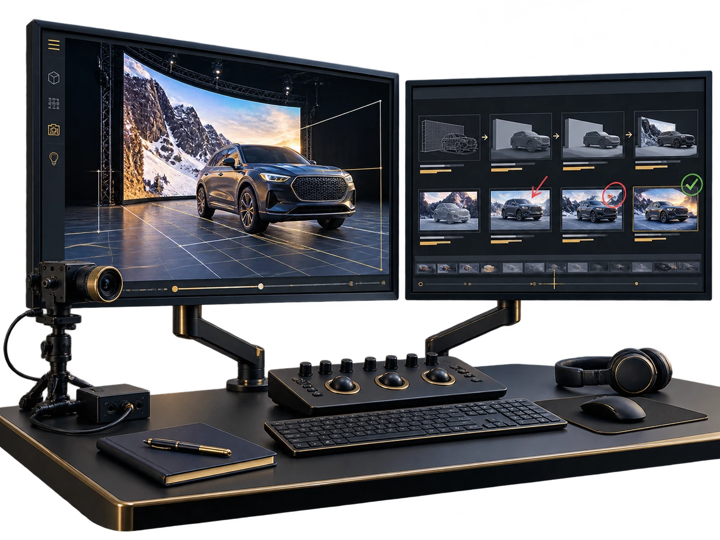 Visual concettuale per video 3D anamorfico