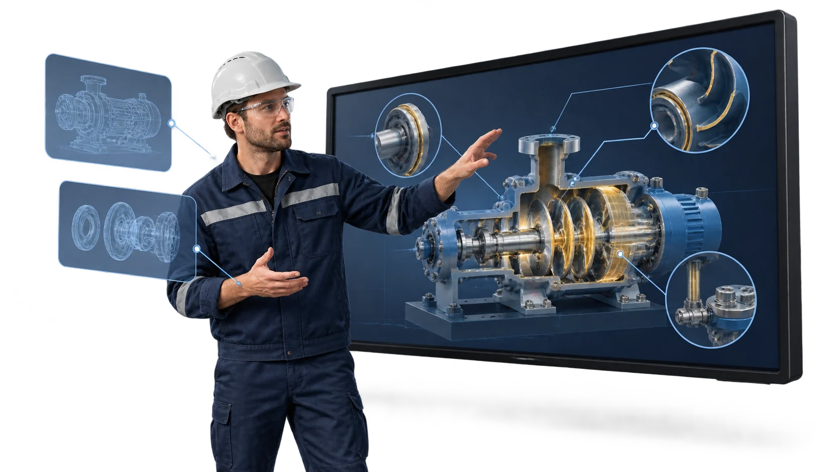 Visual concettuale per video su sicurezza e procedure, non progetto cliente