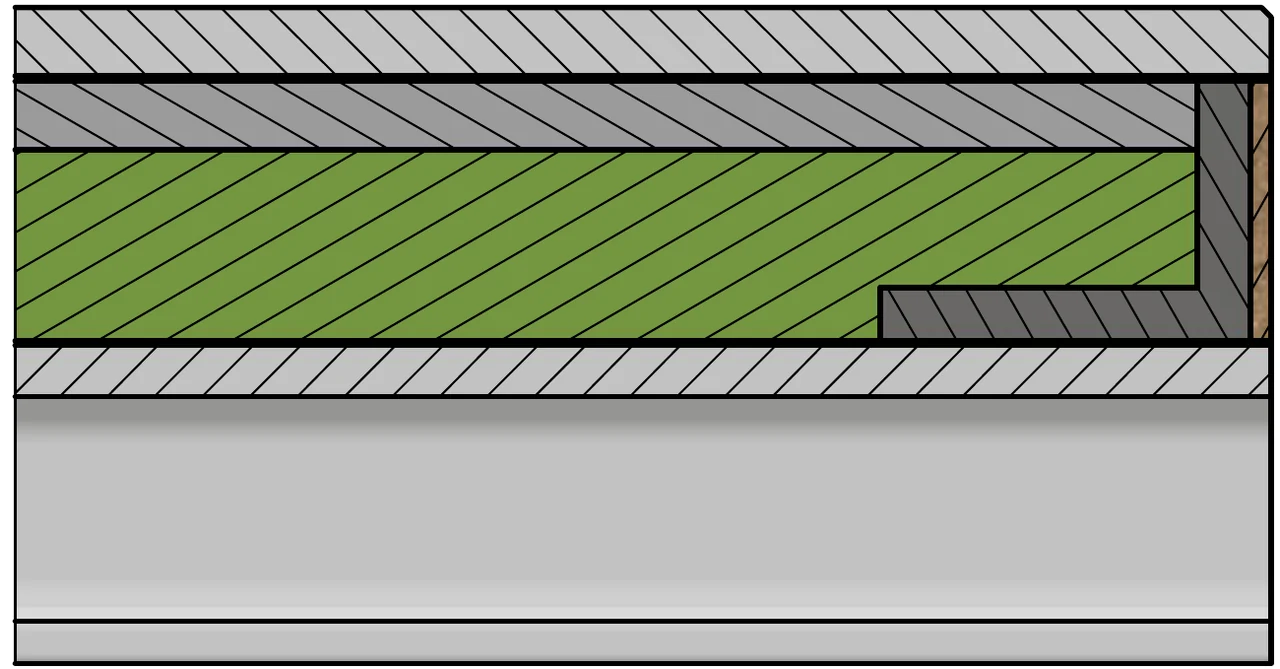 Disegno Toterm: sezione del prodotto, estratto dal PDF senza annotazioni.